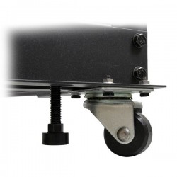 StarTech.com Armadio server rack 42U a giorno, 4 staffe e profondità regolabile - Imballaggio piatto con ruote orientabili,