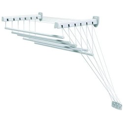 Gimi Lift 160 Stendibiancheria da Parete e Soffitto con Saliscendi 9.5 m