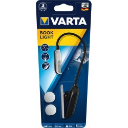 Varta Book Light Lampada da Lettura con Pinza 5 mm LED Incl. 2 Batterie CR2032