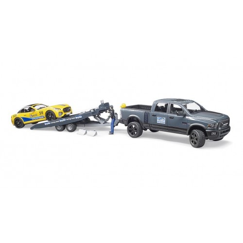 BRUDER Ram 2500 Power Wagon Con Roadster Racing...