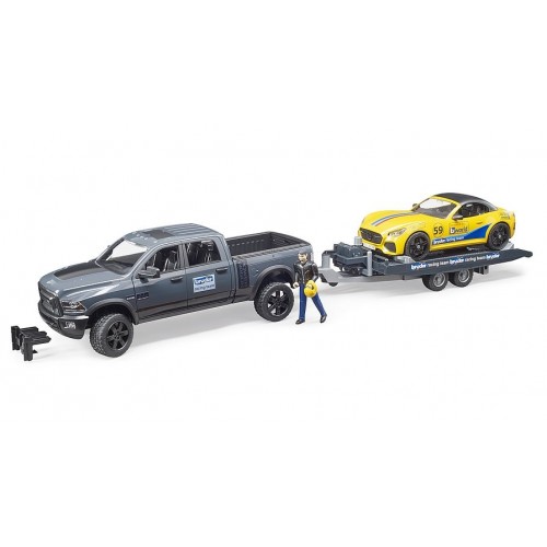 BRUDER Ram 2500 Power Wagon Con Roadster Racing...