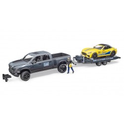 BRUDER Ram 2500 Power Wagon Con Roadster Racing Team