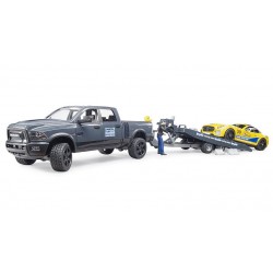 BRUDER Ram 2500 Power Wagon Con Roadster Racing Team