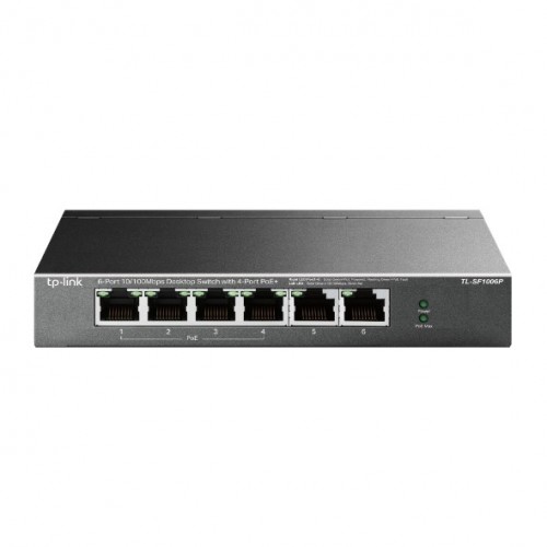 TP-LINK TL-SF1006P switch di rete Fast Ethernet...