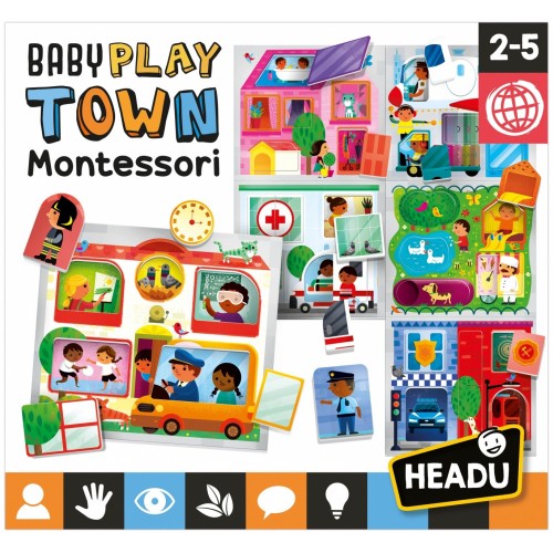 Headu Baby Play Town Montessori