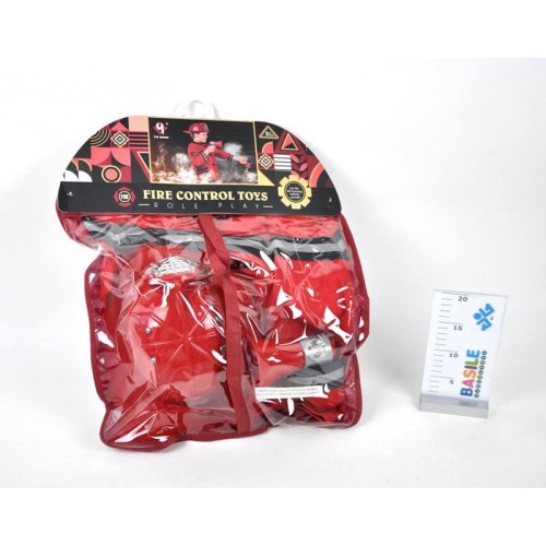 DIVISA POMPIERE CON CASCO E ACCESSORI