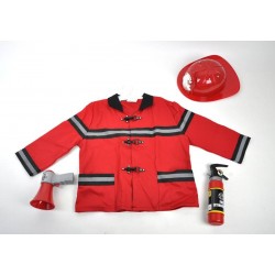 DIVISA POMPIERE CON CASCO E ACCESSORI