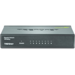Trendnet GREENnet Non gestito Gigabit Ethernet (10/100/1000) Nero