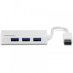 Trendnet TU3-H4E hub di interfaccia 5000 Mbit/s Bianco