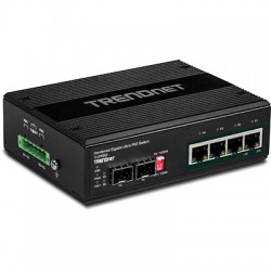 Trendnet TI-UPG62 switch di rete Non gestito L2 Gigabit Ethernet (10/100/1000) Nero Supporto Power over Ethernet (PoE)