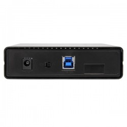 StarTech.com Box esterno per disco rigido SATA III da 3,5" USB 3.0 nero con UASP per SATA 6 Gbps – HDD esterno portatile