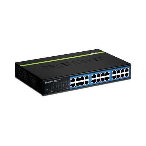 Trendnet TEG-S24DG switch di rete Non gestito Nero