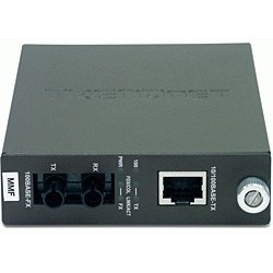 Trendnet TFC-110MST convertitore multimediale di rete 200 Mbit/s 1300 nm Modalità multipla Grigio
