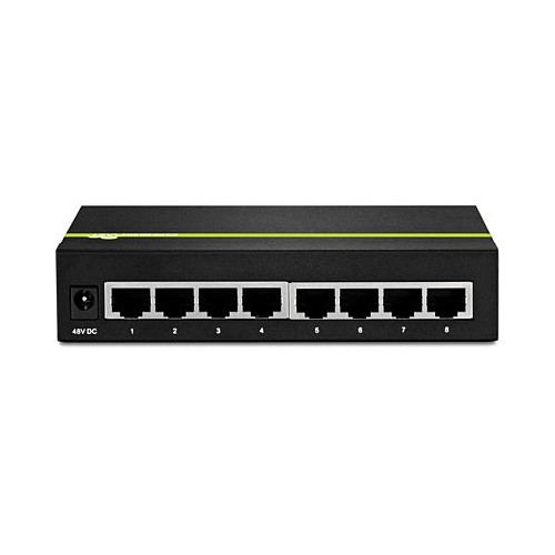 Trendnet TPE-TG80G switch di rete Nero Supporto...