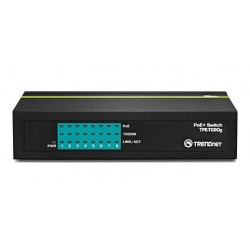 Trendnet TPE-TG80G switch di rete Nero Supporto Power over Ethernet (PoE)