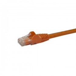 StarTech.com Cavo di rete Cat 6 - Cavo Patch Ethernet Gigabit arancione antigroviglio da 2m