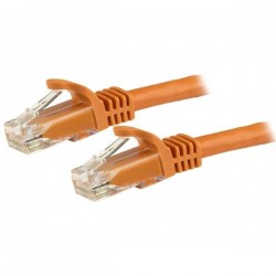 StarTech.com Cavo patch antigroviglio UTP RJ45 Cat6 Gigabit 3 m arancione - Cavo patch 3 m