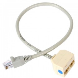 StarTech.com Cavo Adattatore sdoppiatore RJ45 2 a 1 - F/M