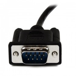 StarTech.com Cavo seriale null modem DB9 RS232 nero 1 m - F/M