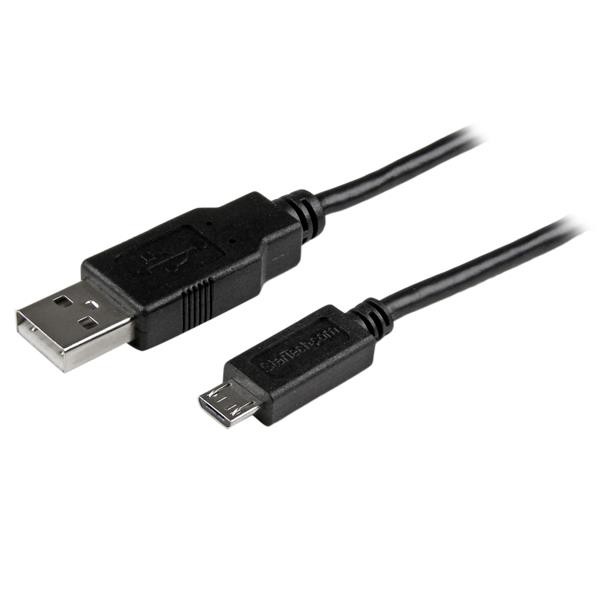 StarTech.com Cavo di sincronizzazione e di ricarica USB a Micro USB - Cavetto slim per Sma...