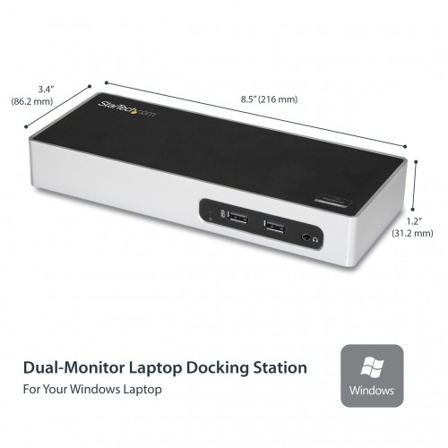 StarTech.com Docking Station per doppio Monitor...