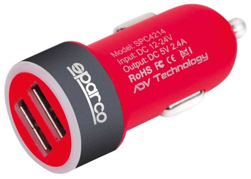 SPARCO SPARCO 2 USB CHARGER 2.4A