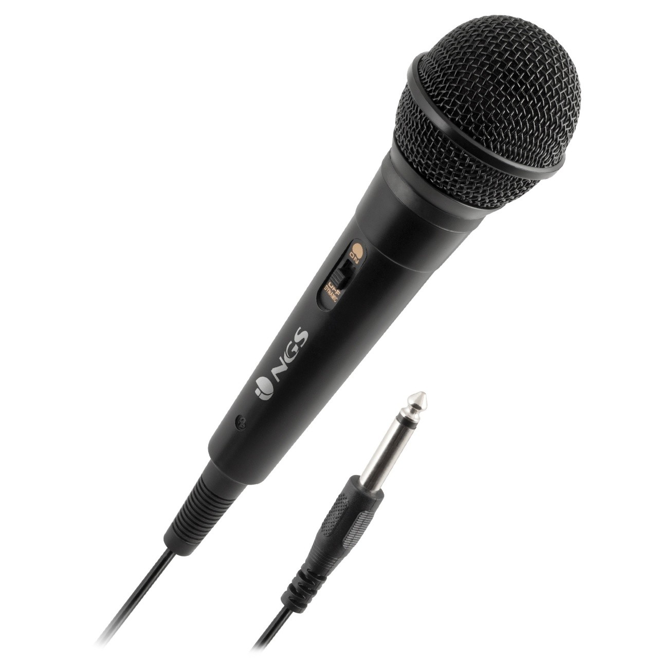 NGS Singer Fire Microfono per karaoke Nero