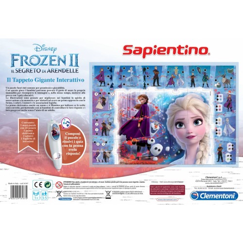 Clementoni Tappeto Gigante Interattivo Disney...