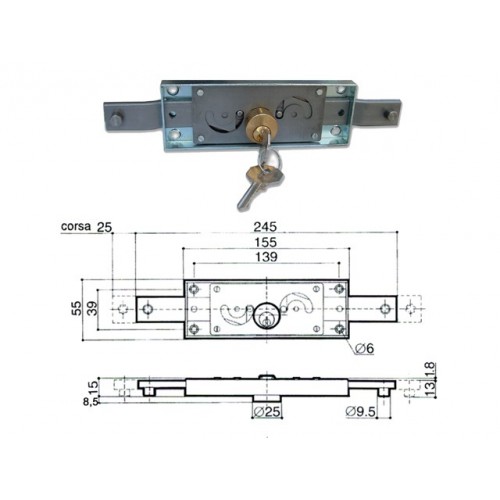 PREFER A212-0012 SERR CENTR.ZANCATA**