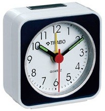 TRABO FA001B orologio da tavolo Orologio da tavolo digitale Nero, Bianco Rotondo