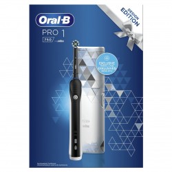 Oral-B PRO 1 - 750 Adulto Spazzolino rotante-oscillante Nero, Bianco