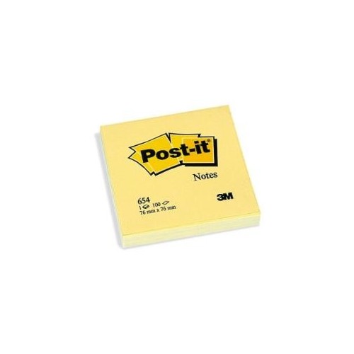 Post-It 654 pouch autoadesiva Quadrato Giallo...