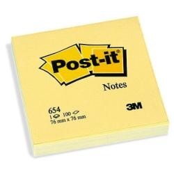 Post-It 654 pouch autoadesiva Quadrato Giallo 100 fogli