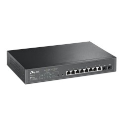 TP-LINK TL-SG2210MP switch di rete Gigabit Ethernet (10/100/1000) Nero Supporto Power over Ethernet (PoE)