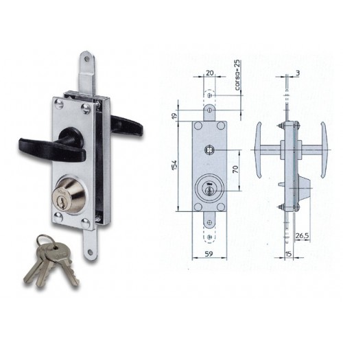 VIRO 8217 SERR CORAZZ X BASCULANTE S/AST