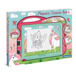 Clementoni Unicorns lavagna da disegno magnetica per bambini
