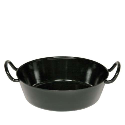 RIESS PADELLA PER FRIGGERE SMALTO NERO 30 CM