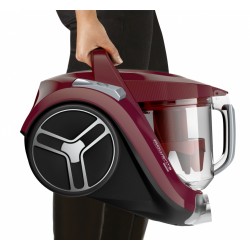 Rowenta RO4873EA Compact Power Cyclonic XXL - Aspirapolvere a Traino, Senza Sacco, Design Compatto, Cavo XXL, 75 dB