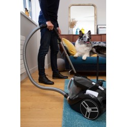 Rowenta RO4873EA Compact Power Cyclonic XXL - Aspirapolvere a Traino, Senza Sacco, Design Compatto, Cavo XXL, 75 dB