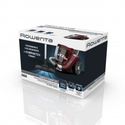 Rowenta RO4873EA Compact Power Cyclonic XXL - Aspirapolvere a Traino, Senza Sacco, Design Compatto, Cavo XXL, 75 dB