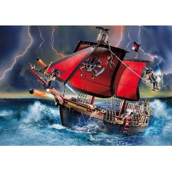 Playmobil Pirates 70411 - Galeone dei Pirati