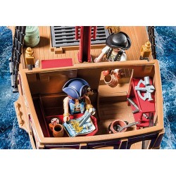 Playmobil Pirates 70411 - Galeone dei Pirati