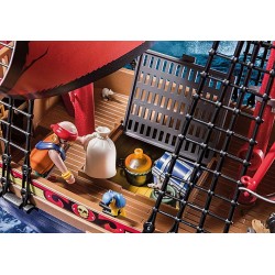 Playmobil Pirates 70411 - Galeone dei Pirati