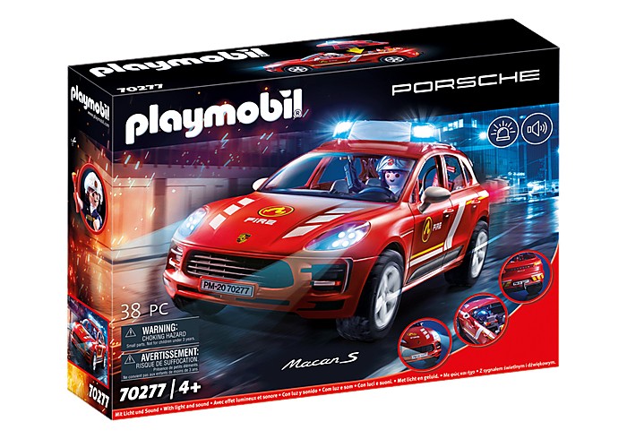 Playmobil Porsche 70277 - Porsche Macan S Dei Vigili Del Fuoco