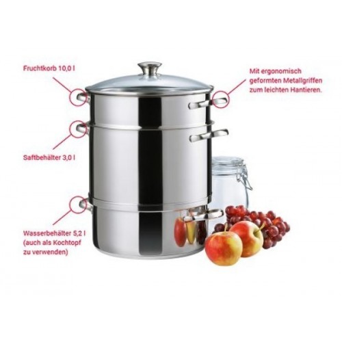 KELOMAT ESTRATTORE SUCCHI INOX 10 L KELOMAT