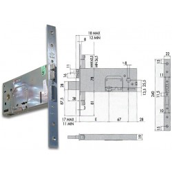 CISA 17357-100 SERRATURA ELETTRICA