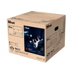 Trust GXT 1155 Sedia per gaming universale Seduta imbottita Nero