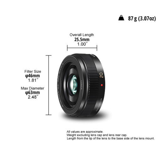 Panasonic Lumix G 1,7/20 II ASPH.