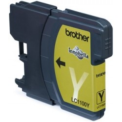 Brother LC-1100Y Yellow Ink Cartridge Blister Pack Originale Giallo