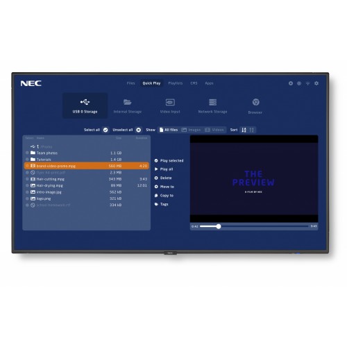 NEC MultiSync V404-MPi3 101,6 cm (40") VA Full...